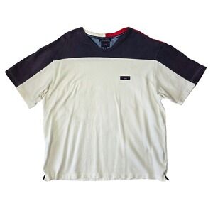 Vintage Tommy‎ Jeans Shirt Mens XL Retro Baggy Grunge Eclectic Y2k 2000s Chunky